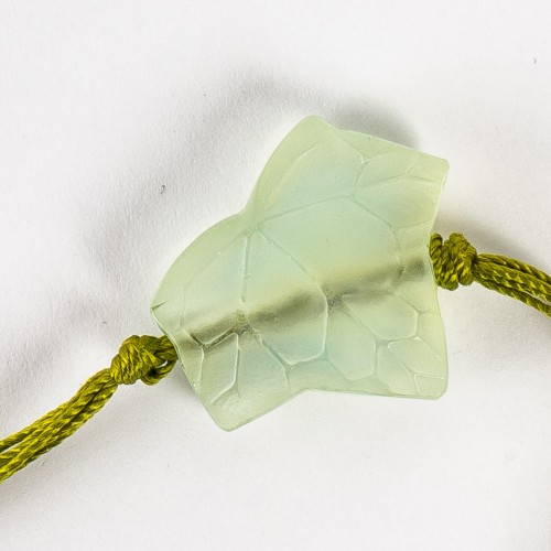 1922 René Lalique - Collier sautoir Muguet Lierre Marguerite - BG Arts