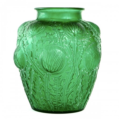 1926 René Lalique - Vase Domrémy Emerald - 