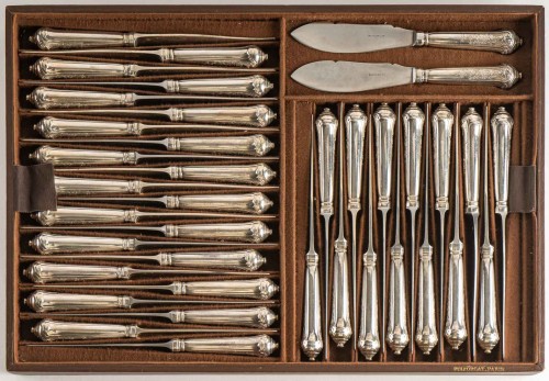 20th century - Puiforcat Paris Elysée Cutlery Set
