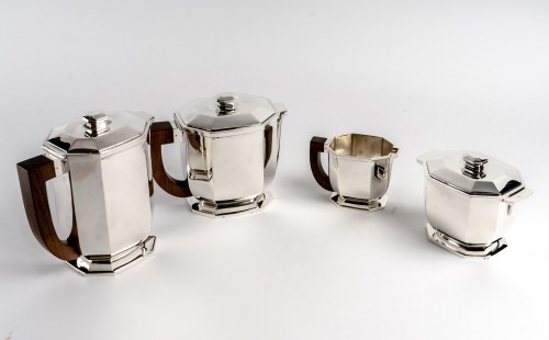 1930 Tétard Frères - Tea And Coffee Service - Antique Silver Style Art Déco