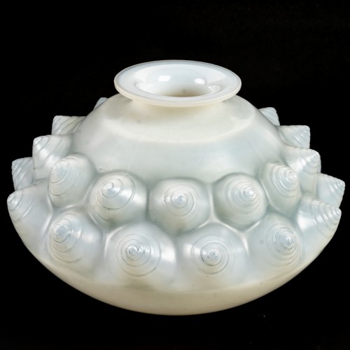 1927 René Lalique - Vase Dordogne - Verrerie, Cristallerie Style Art Déco