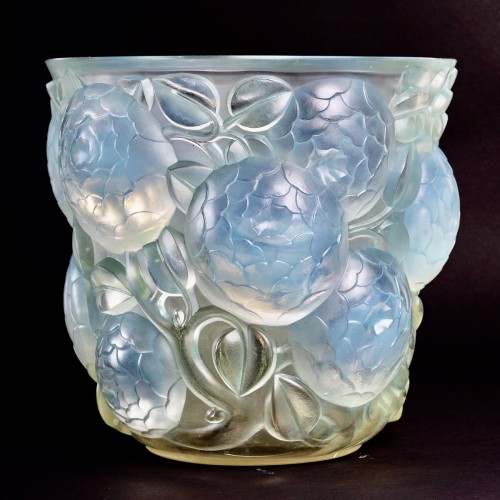 1927 René Lalique - Vase Oran - Verrerie, Cristallerie Style Art Déco