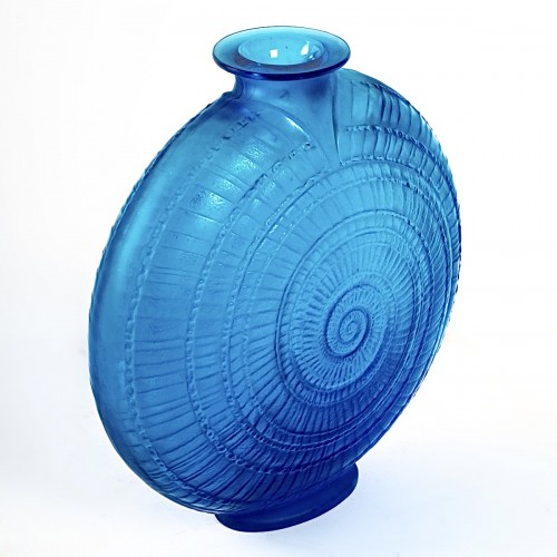 1920 René Lalique - Vase Escargot - Verrerie, Cristallerie Style Art Déco