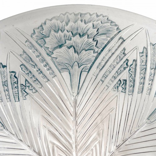 Verrerie, Cristallerie  - 1932 René Lalique - Coupe Plat "Oeillet" 