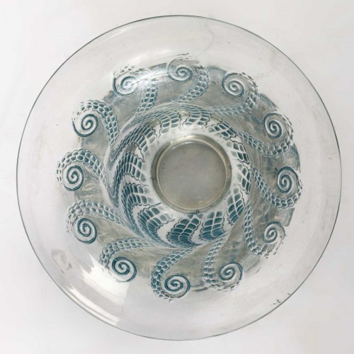 1921 René Lalique - Vase Meduse In Clear - Glass & Crystal Style Art Déco