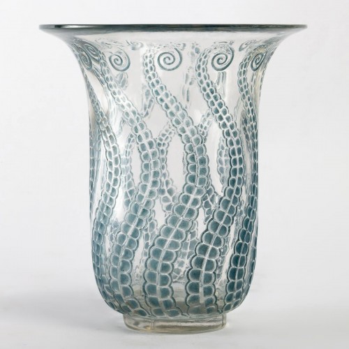 Art Déco - 1921 René Lalique - Vase Meduse In Clear