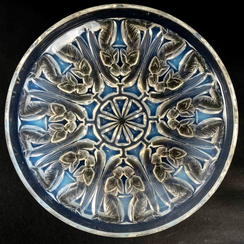 XXe siècle - 1930 René Lalique - Coupe Plat Anges