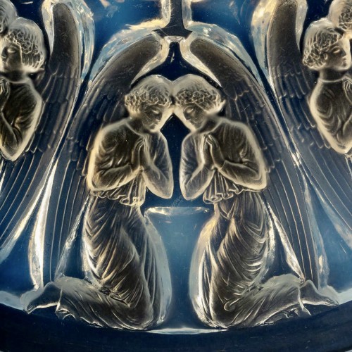 1930 René Lalique - Coupe Plat Anges - Art Déco