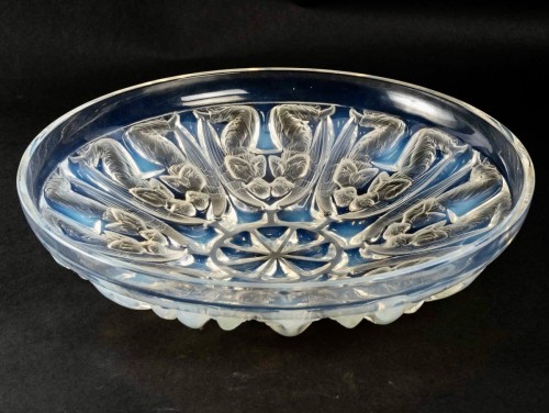 Art Déco - 1930 René Lalique - Coupe Plat Anges