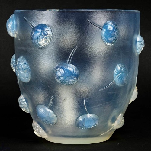 1937 René Lalique - Vase Pivoines - Art Déco