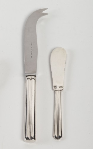 Argenterie et Arts de la table  - Puiforcat - Ménagère Chantaco en métal argenté 26 Pièces