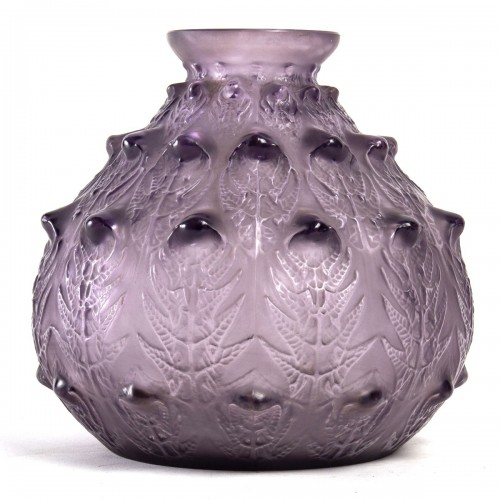 Art nouveau - 1912 René Lalique - Vase Fougeres