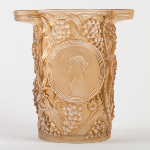 Antiquités - 1922 René Lalique Ice Bucket Vase Sainte Odile