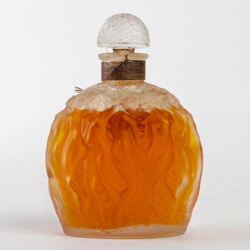 Art Déco - 1937 René Lalique - Perfume Bottle Calendal For Molinard