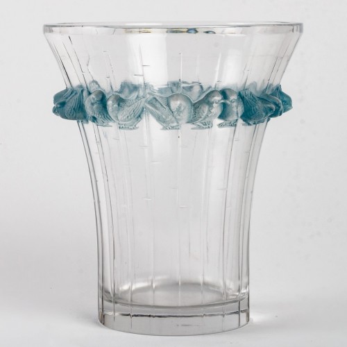 Art Déco - 1933 René Lalique - Vase Boulouris