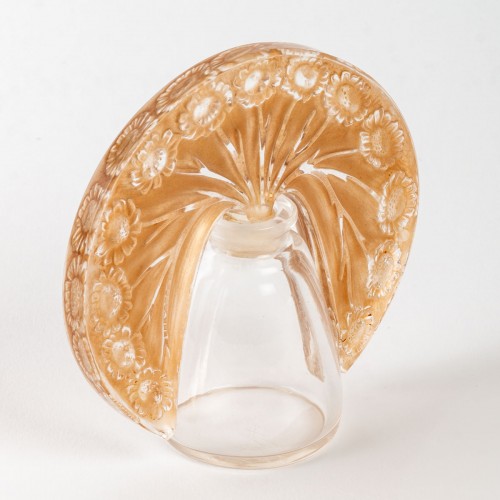 Glass & Crystal  - 1913 René Lalique - Perfume Bottle Paquerettes For Roger &amp; Gallet