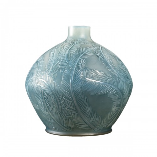 1920 René Lalique - Vase Plumes