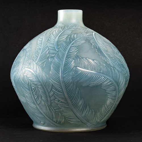 Antiquités - 1920 René Lalique - Vase Plumes