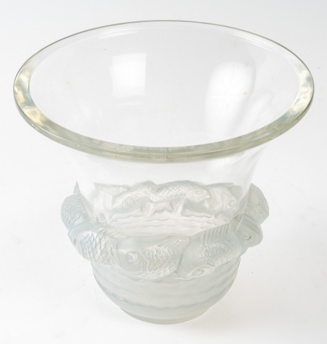 1930 René Lalique - Vase Piriac - BG Arts