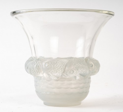 1930 René Lalique - Vase Piriac - Art Déco