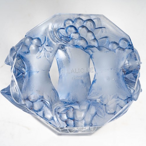 1931 René Lalique - Vase Merles - 