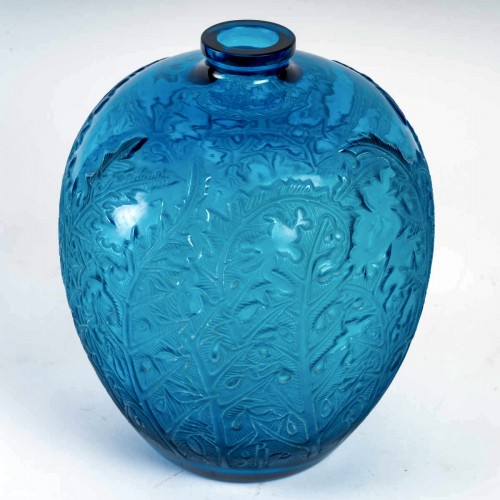 1921 René Lalique - Vase Acanthes - Glass & Crystal Style Art nouveau