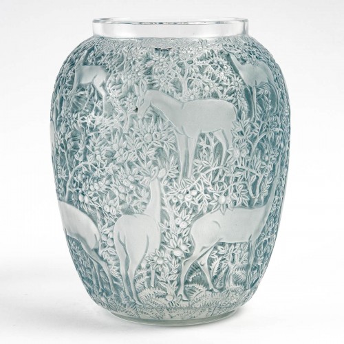 20th century - 1931 René Lalique - Vase Biches
