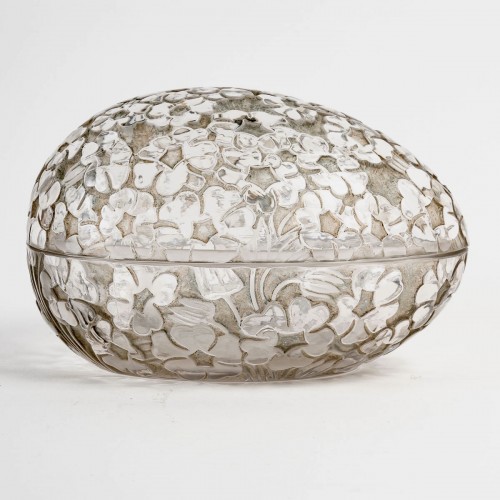 1929 René Lalique - Box Pervenches - Glass & Crystal Style Art Déco