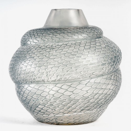 1924 René Lalique - Vase Serpent - Glass & Crystal Style Art Déco