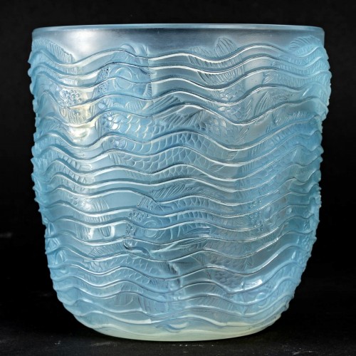 Art Déco - 1932 René Lalique - Vase Dauphins 