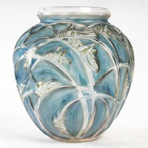 Art nouveau - 1912 René Lalique -  Vase Sauterelles