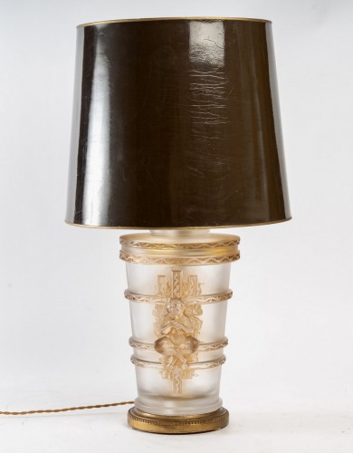 Années 50-60 - 1950 Marc Lalique - Lampe Pan Faune