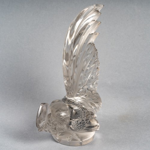 Art Déco - 1928 René Lalique - Car Mascot Hood Ornament Coq Nain