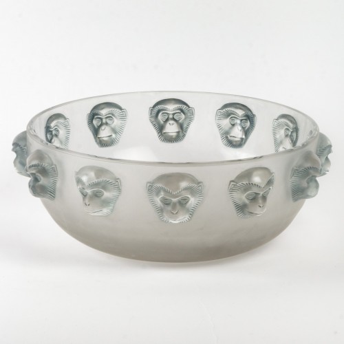 1928 René Lalique - Coupe Plat Madagascar - Art Déco