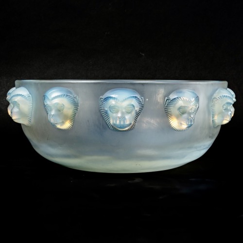 1928 René Lalique - Coupe Plat Madagascar - Art Déco