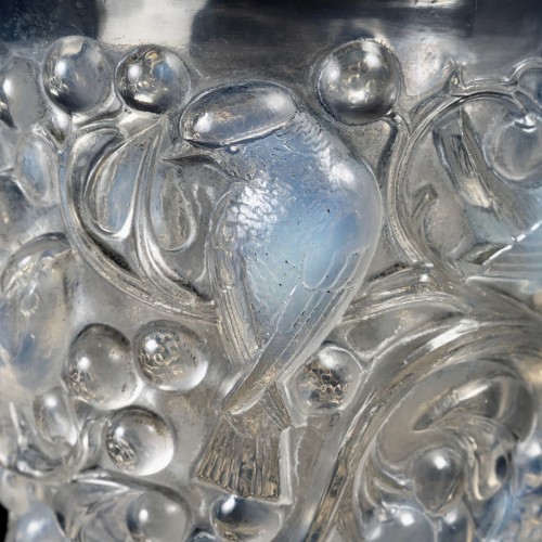 1921 René Lalique - Vase Avallon - Glass & Crystal Style Art Déco