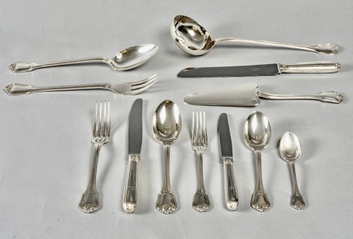 Cardeilhac Christofle Sterling Silver Cutlery Flatware Germain Port Royal