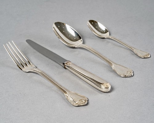 Cardeilhac Christofle Sterling Silver Cutlery Flatware Germain Port Royal - 