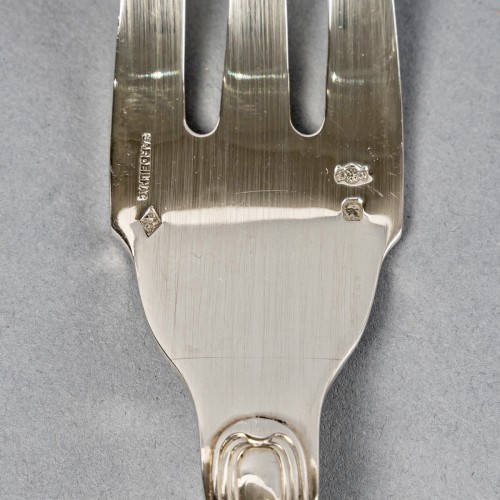 Cardeilhac Christofle Sterling Silver Cutlery Flatware Germain Port Royal - 