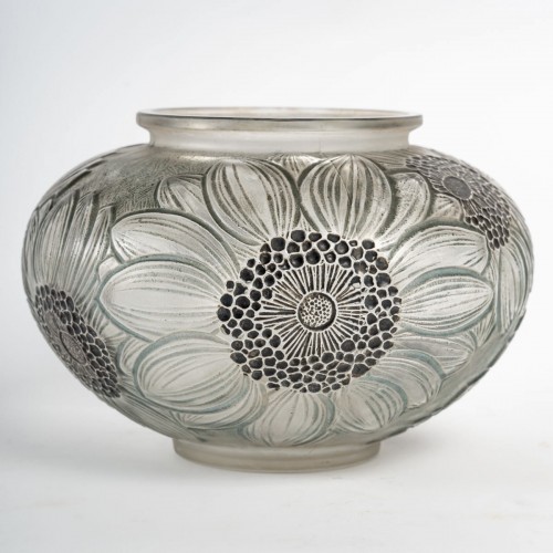 Antiquités - 1923 René Lalique - Vase Dahlias
