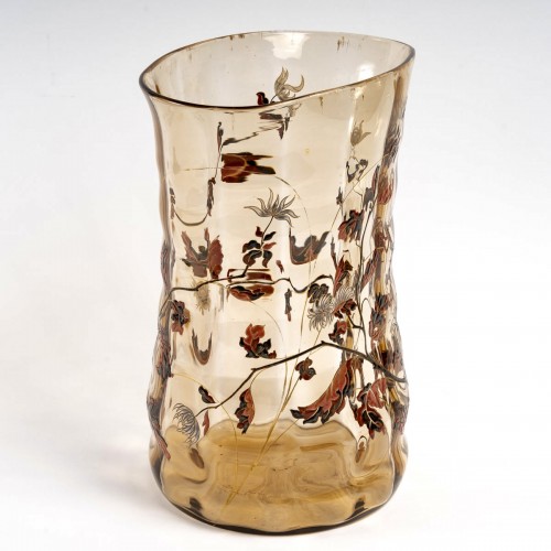 Verrerie, Cristallerie  - Emile Gallé - Vase Cristallerie