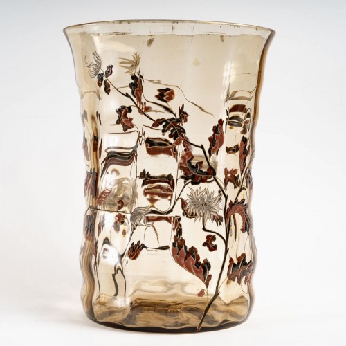 Antiquités - Emile Gallé - Vase Cristallerie