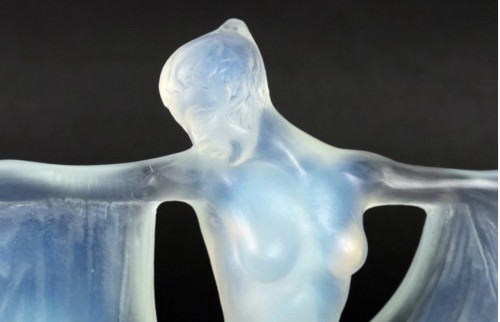 Art Déco - 1925 René Lalique - Statuette "Suzanne"