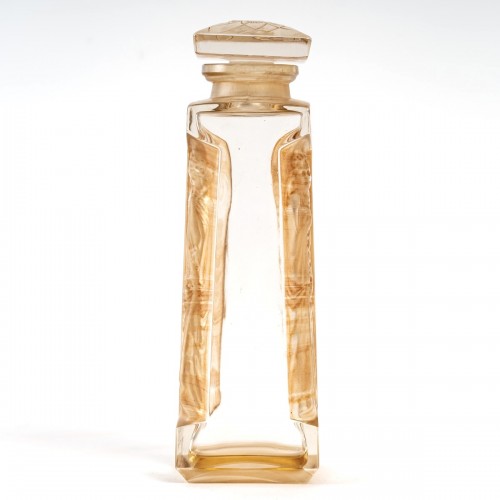 1914 René Lalique - Perfume Bottle Ambre d&#039;Orsay - Glass & Crystal Style Art nouveau