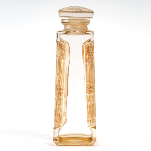 1914 René Lalique - Flacon Ambre d'Orsay - Verrerie, Cristallerie Style Art nouveau