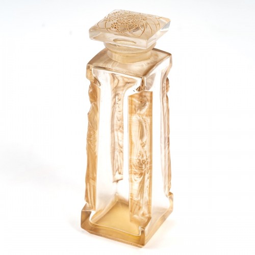 Verrerie, Cristallerie  - 1914 René Lalique - Flacon Ambre d'Orsay