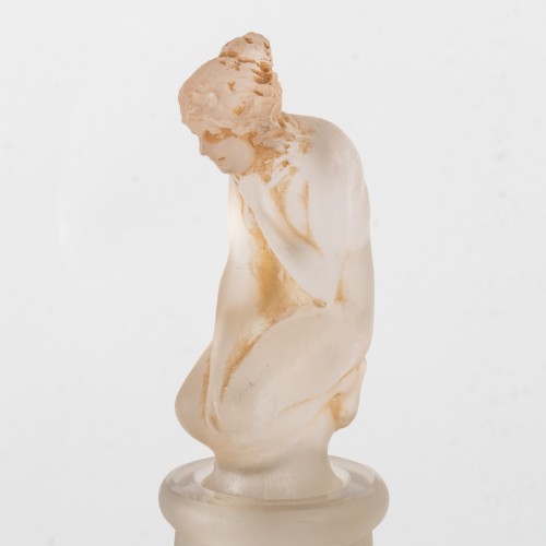 1920 René Lalique - Vase Douze figurine avec bouchon - Art Déco