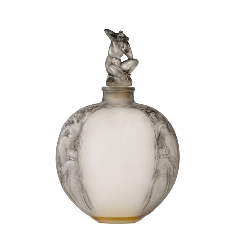 1920 René Lalique - Meplat Sirenes Avec Bouchon Figurine Vase