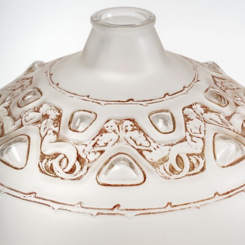 1914 René Lalique - Vase Sirenes et Cabochons - 