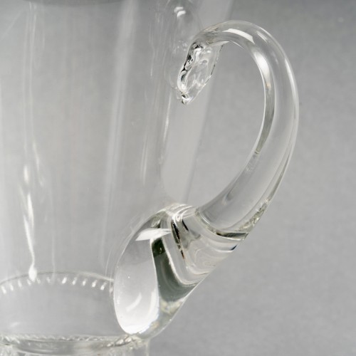 1932 René Lalique - Set Of Glasses Vouvray - 42 Pieces - Glass & Crystal Style Art Déco